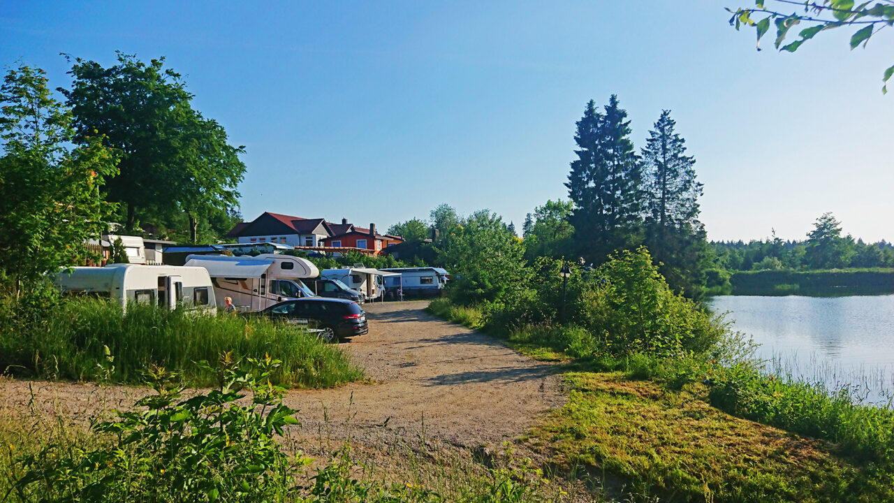 Camping am See im Harz