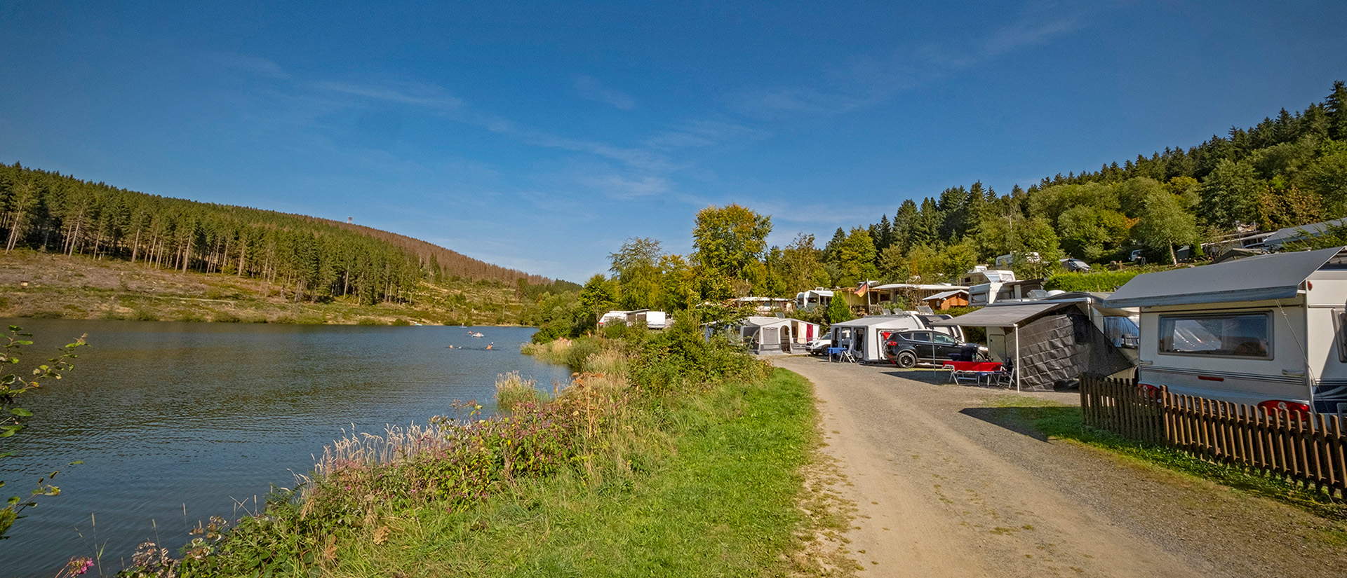 Camping am See im Harz